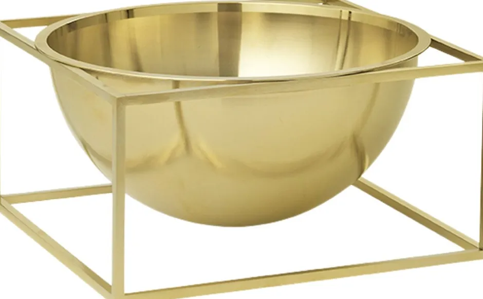 Vaser & Urtepotteskjulere<Audo Copenhagen Bowl centerpiece - Large Gold Plate