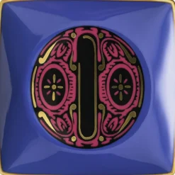 Opbevaring<Versace Bowl 12cm sq. flat, Holiday Alphabet O,