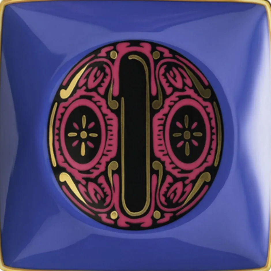 Opbevaring<Versace Bowl 12cm sq. flat, Holiday Alphabet O,
