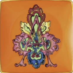 Bageartikler<Versace Bowl 12cm sq. flat, Holiday Alphabet A,