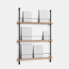 Møbler<Moebe Box set, Magazine Shelving MS.115. 1, Oak shelves, Black legs