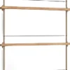 Møbler<Moebe Box set, Magazine Shelving MS.115. 1, Oak shelves, Warm Grey