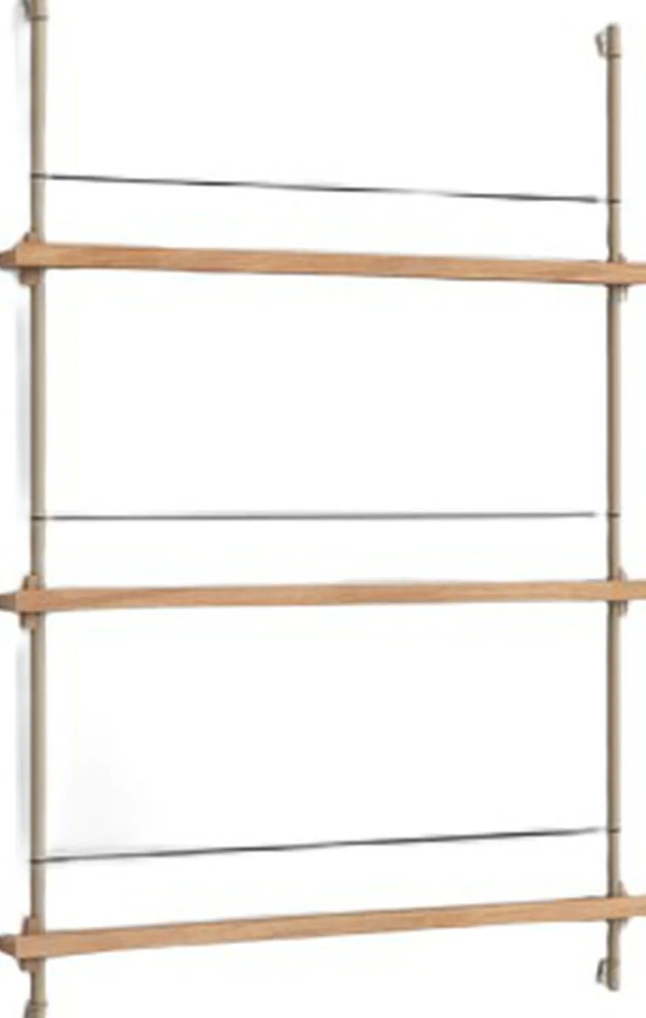 Møbler<Moebe Box set, Magazine Shelving MS.115. 1, Oak shelves, Warm Grey