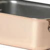Gryder & Pander|Bageartikler<Mauviel Bradepande mini 14 x 10 x 4,7 cm Kobber/Stål