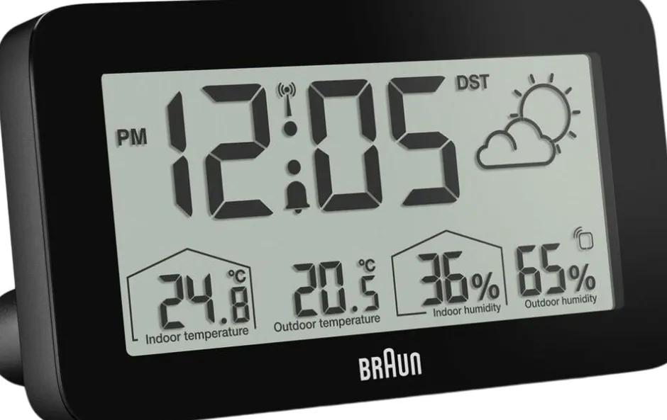 Ure & Vejrstationer<Braun BC13-DCF vejrstation