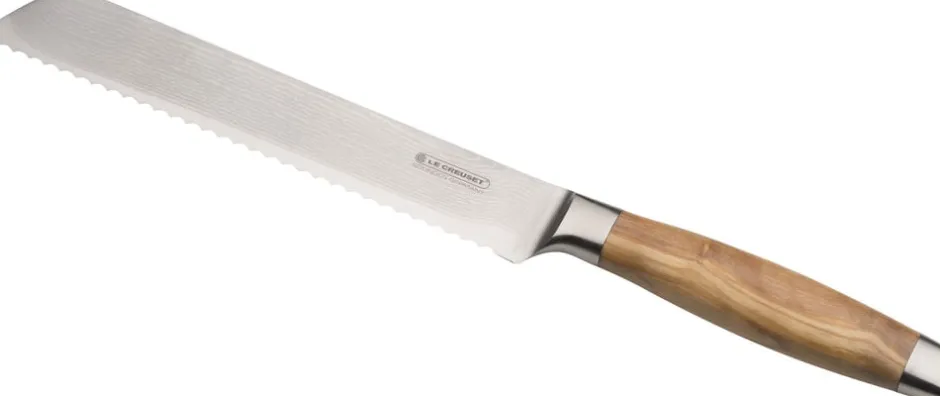 Køkkenknive & Sakse<Le Creuset Brødkniv m/ oliventræsskaft 20cm
