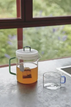 Karafler & Kander<Hay Brew Pot-Jade white