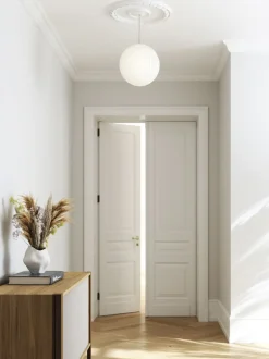 Pendler<Nordic Tales Bright Spot Aluminium - Black cable