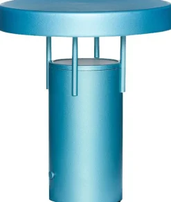 Trådløse Lamper<Hübsch BringMe Portable Lamp Mini Metallic Turquoise
