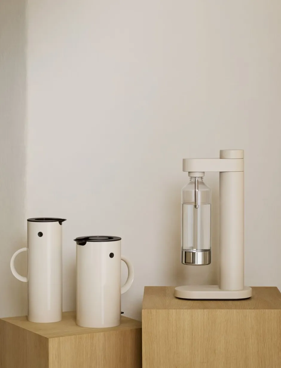 Køkkenmaskiner<Stelton Brus kulsyremaskine soft sand