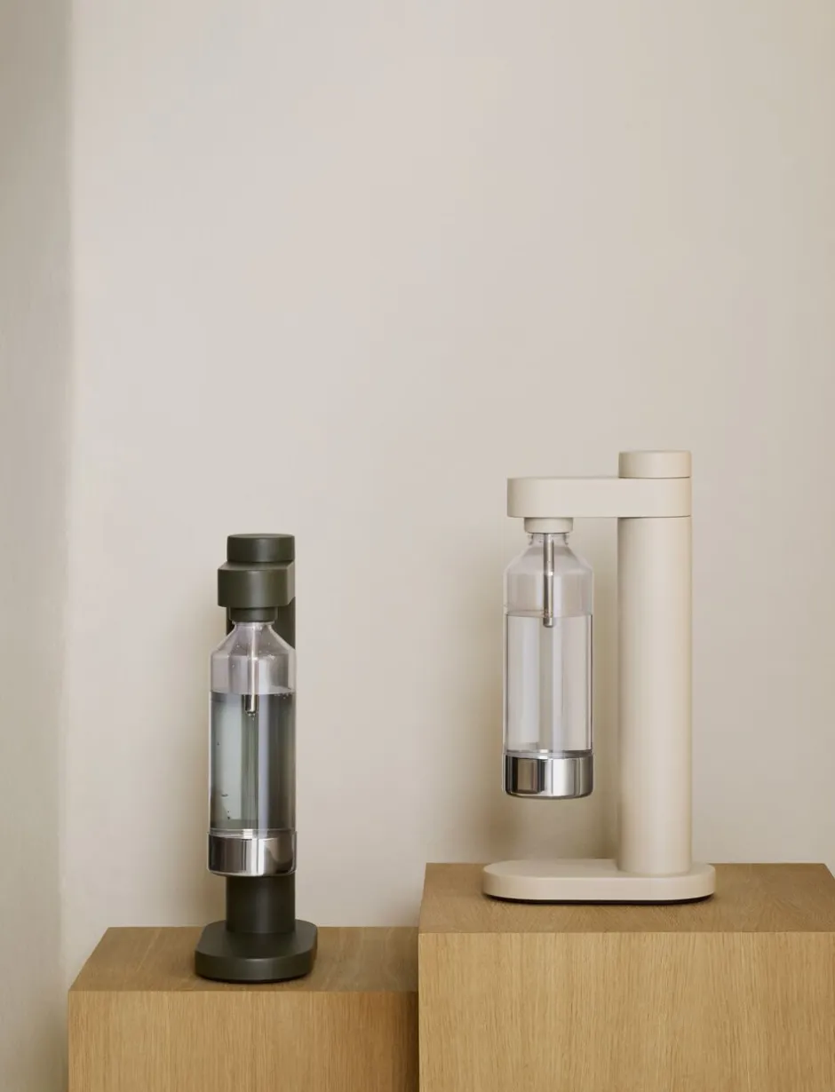Køkkenmaskiner<Stelton Brus kulsyremaskine soft sand