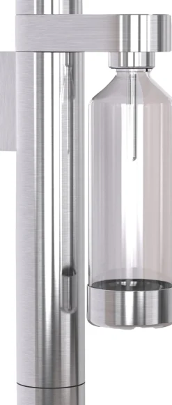 Køkkenmaskiner<Stelton Brus kulsyremaskine, væghængt Steel
