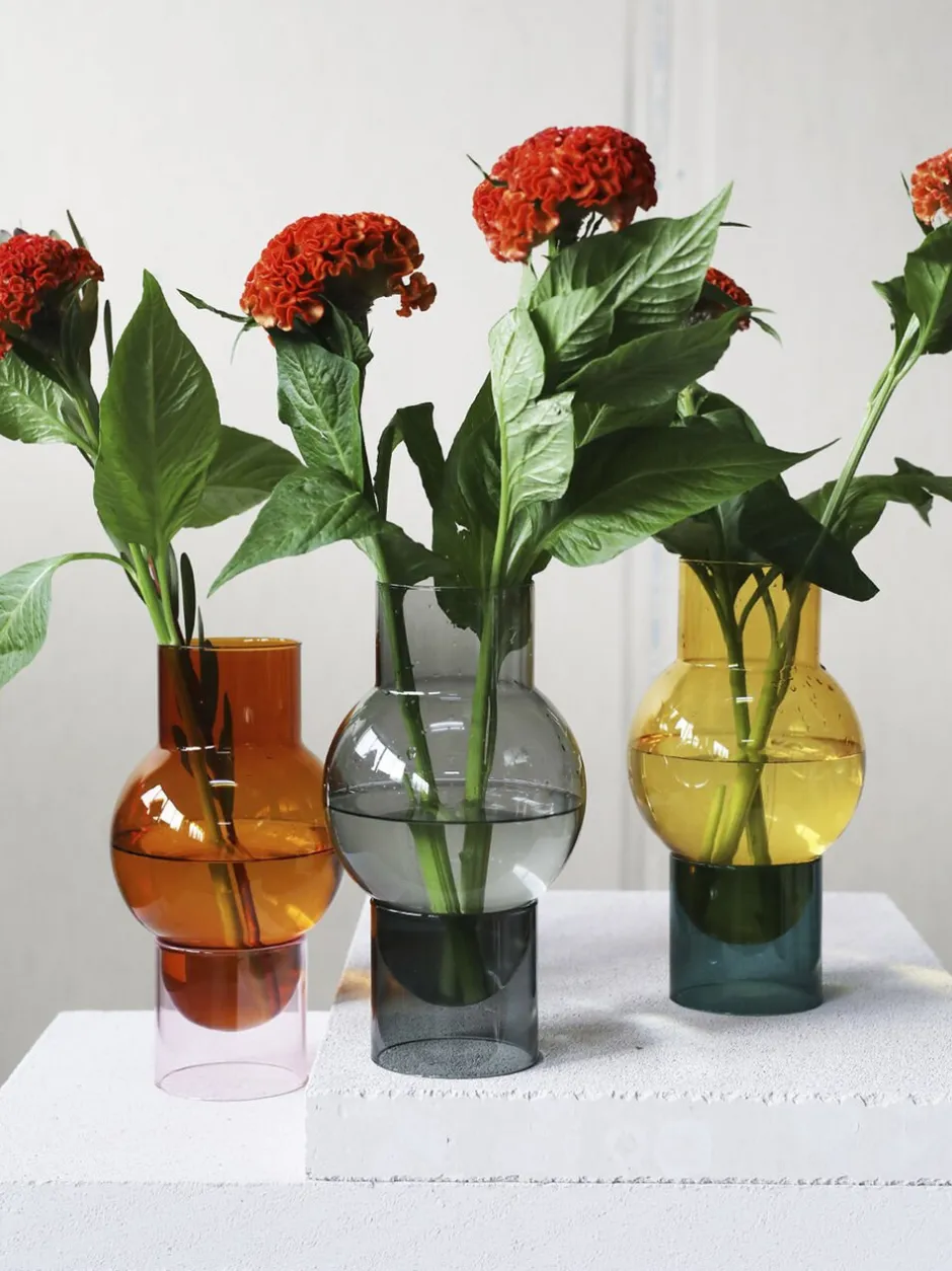 Vaser & Urtepotteskjulere<Studio About BUBBLE TUBE, LARGE, AMBER/ROSE, 90270A