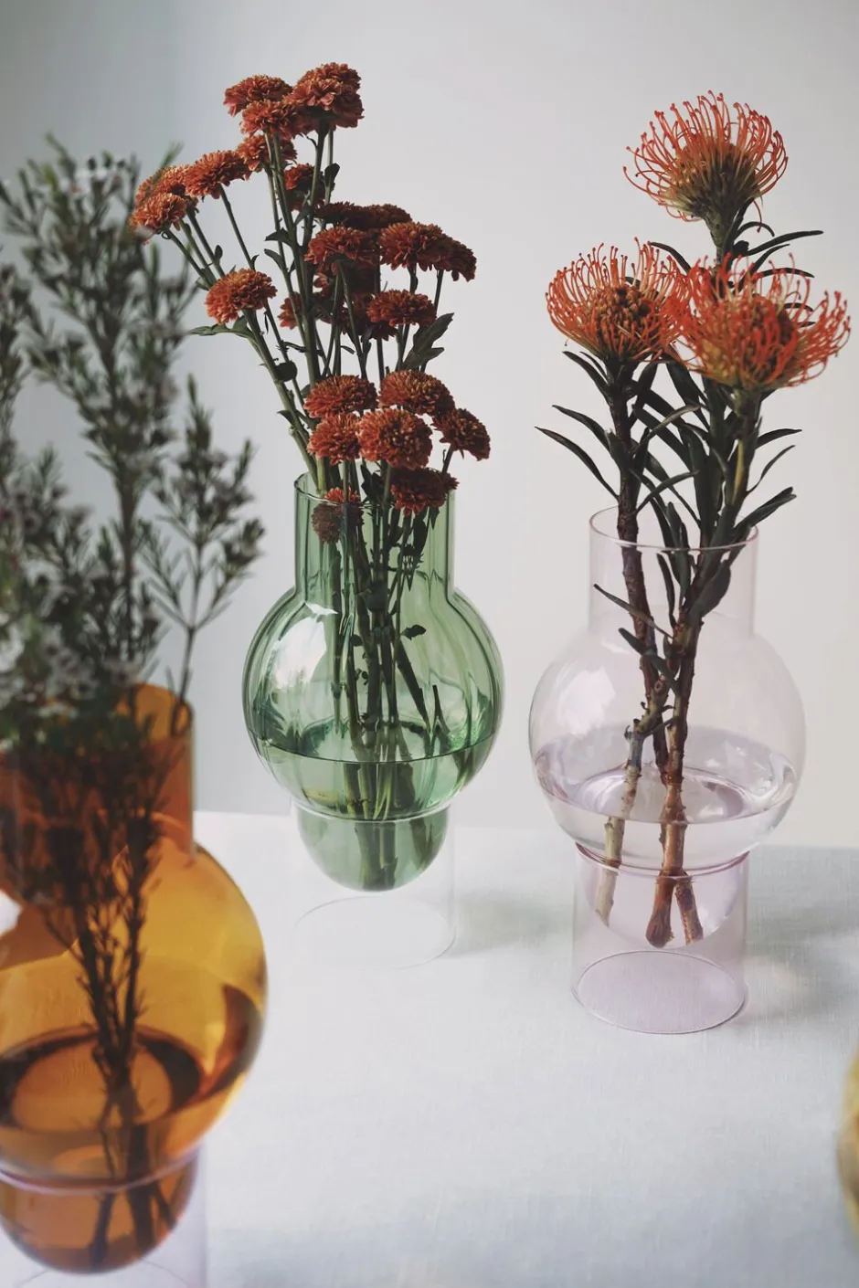 Vaser & Urtepotteskjulere<Studio About BUBBLE TUBE, LARGE, AMBER/ROSE, 90270A