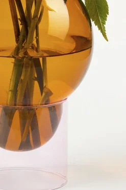 Vaser & Urtepotteskjulere<Studio About BUBBLE TUBE, LARGE, AMBER/ROSE, 90270A