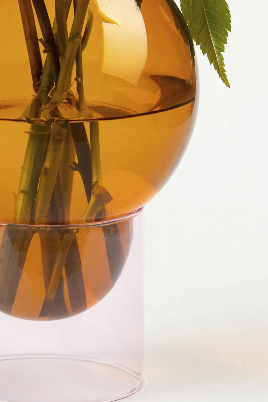 Vaser & Urtepotteskjulere<Studio About BUBBLE TUBE, LARGE, AMBER/ROSE, 90270A