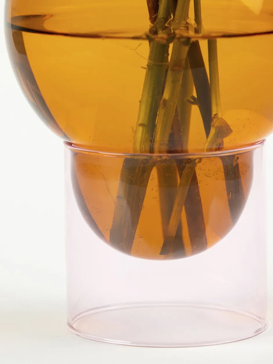 Vaser & Urtepotteskjulere<Studio About BUBBLE TUBE, LARGE, AMBER/ROSE, 90270A