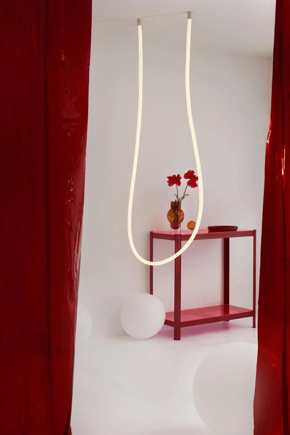 Vaser & Urtepotteskjulere<Studio About BUBBLE TUBE, LARGE, AMBER/ROSE, 90270A