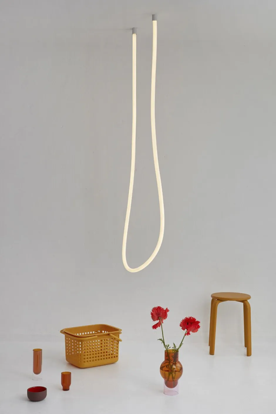 Vaser & Urtepotteskjulere<Studio About BUBBLE TUBE, LARGE, AMBER/ROSE, 90270A