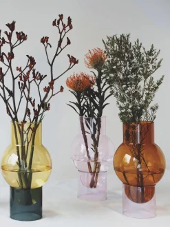 Vaser & Urtepotteskjulere<Studio About BUBBLE TUBE, LARGE, AMBER/ROSE, 90270A