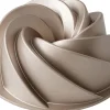 Bageartikler<Blomsterberg Bundt-kageform Swirl 24 x 9 cm Rose gold