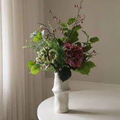 Kunstige Blomster & Træer<Botané Burgundy Hydrangea Flower