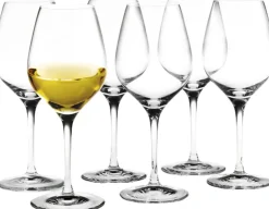 Glas<Holmegaard Cabernet Hedvinsglas klar 28 cl 6 stk.