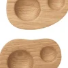 Tilbehør Til Bordet<Ferm Living Cairn Egg Holder - Set of 2 - Oak