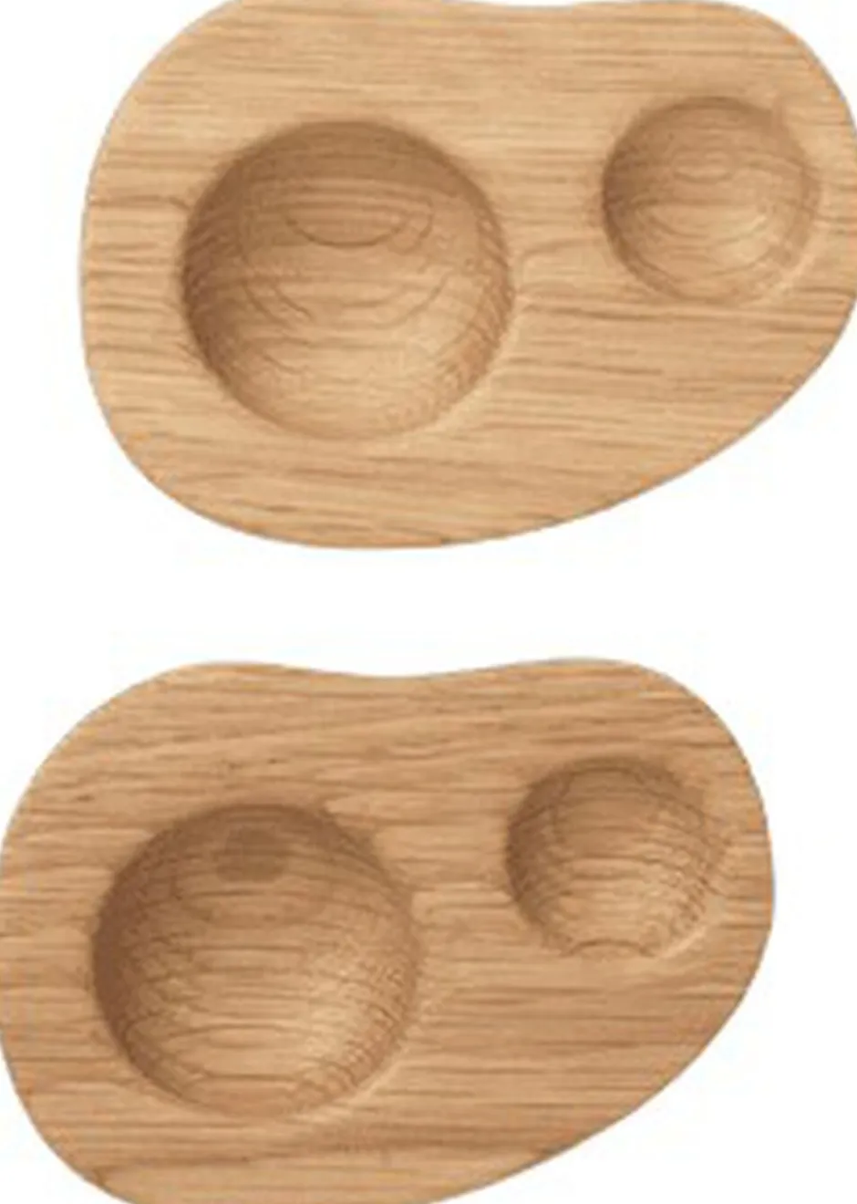 Tilbehør Til Bordet<Ferm Living Cairn Egg Holder - Set of 2 - Oak