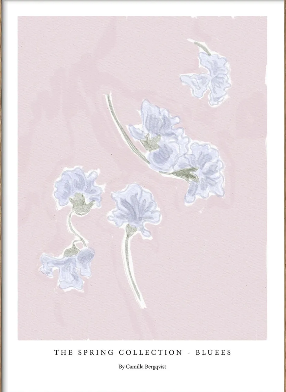 Plakater & Rammer<Poster & Frame Camilla Bergqvist - Blues Flerfarvet