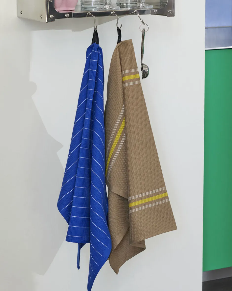 Tekstiler Til Køkkenet<Hay Canteen Tea Towel-Blue pinstripe