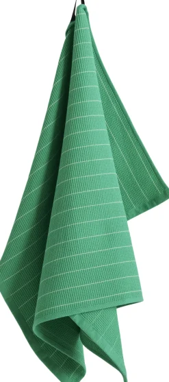 Tekstiler Til Køkkenet<Hay Canteen Tea Towel-Emerald pinstribe