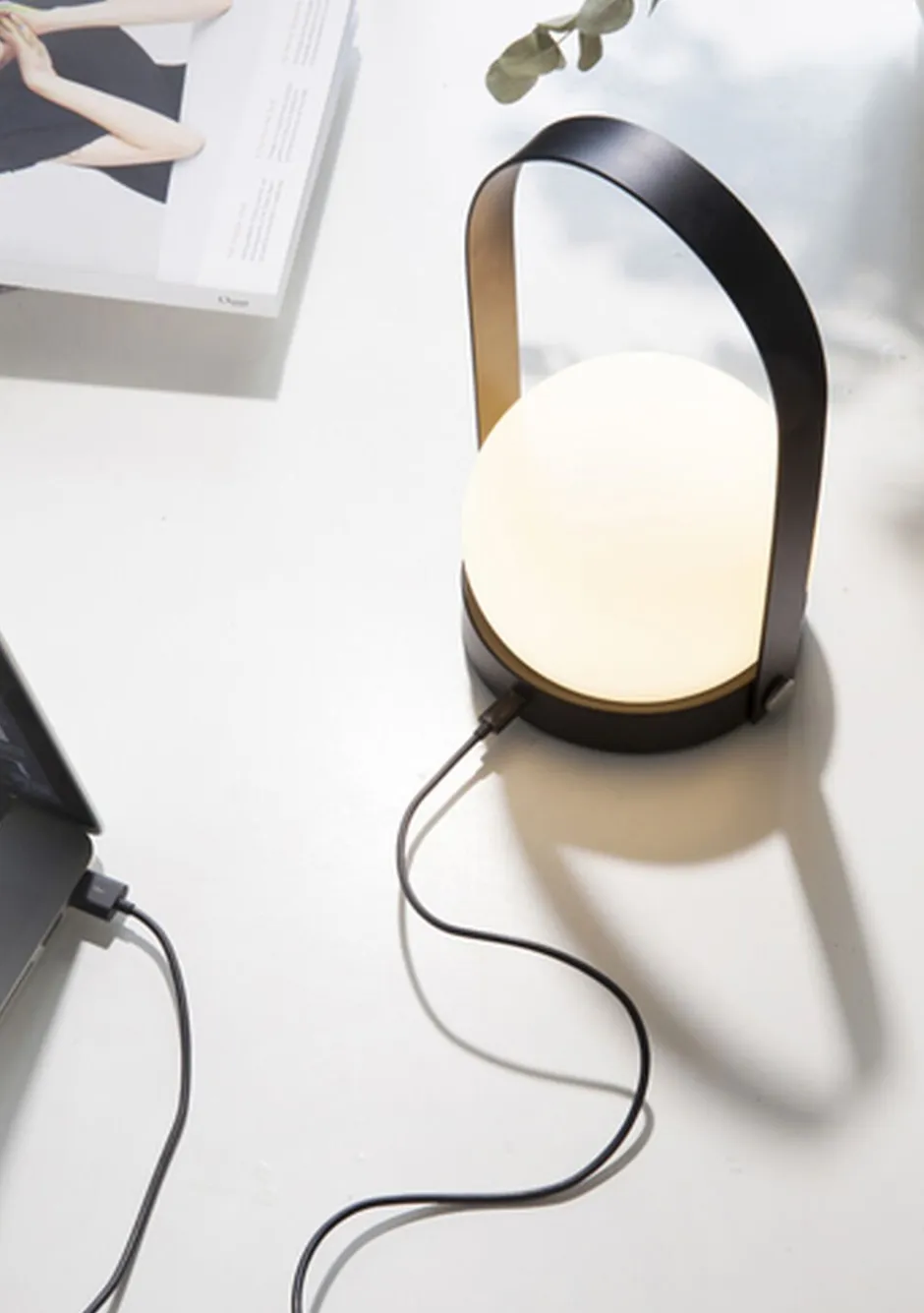 Trådløse Lamper<Audo Copenhagen Carrie Portable Table Lamp Black