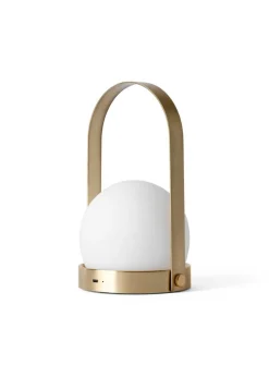 Trådløse Lamper<Audo Copenhagen Carrie Portable Table Lamp Brushed brass