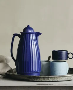 Kaffe & Te<Nordal CARVI Thermos Jug - blue