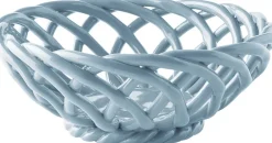 Figurer & Skulpturer<OCTAEVO CERAMIC BASKET SICILIA SMALL LIGHT BLUE