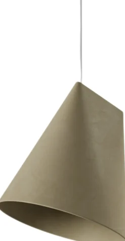 Pendler<Moebe Ceramic Pendant, Wide Olive
