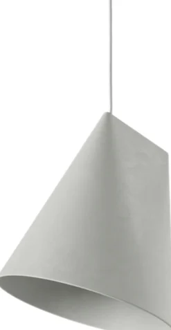 Pendler<Moebe Ceramic Pendant, Wide Light grey