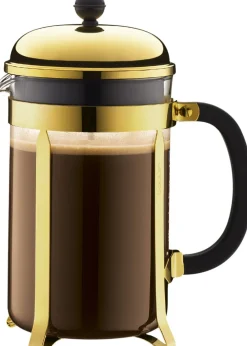 Kaffe & Te<Bodum Chambord stempelkande Guld