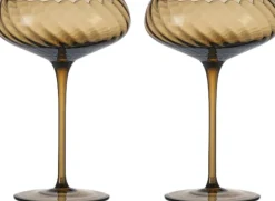 Glas<BYON Champagne saucer Opacity 2pcs/set