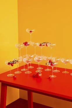 Glas<BYON Champagne saucer Opacity 2pcs/set