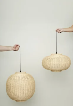 Pendler<Hübsch Chand Pendant Round Natural