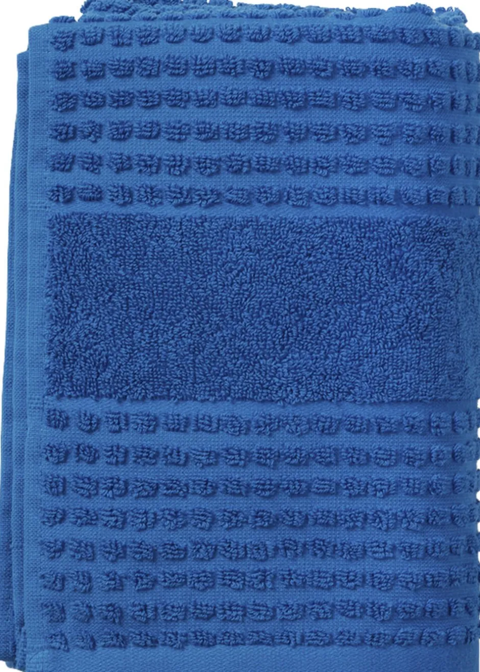 Håndklæder<Juna Check Håndklæde 50x100 cm blå