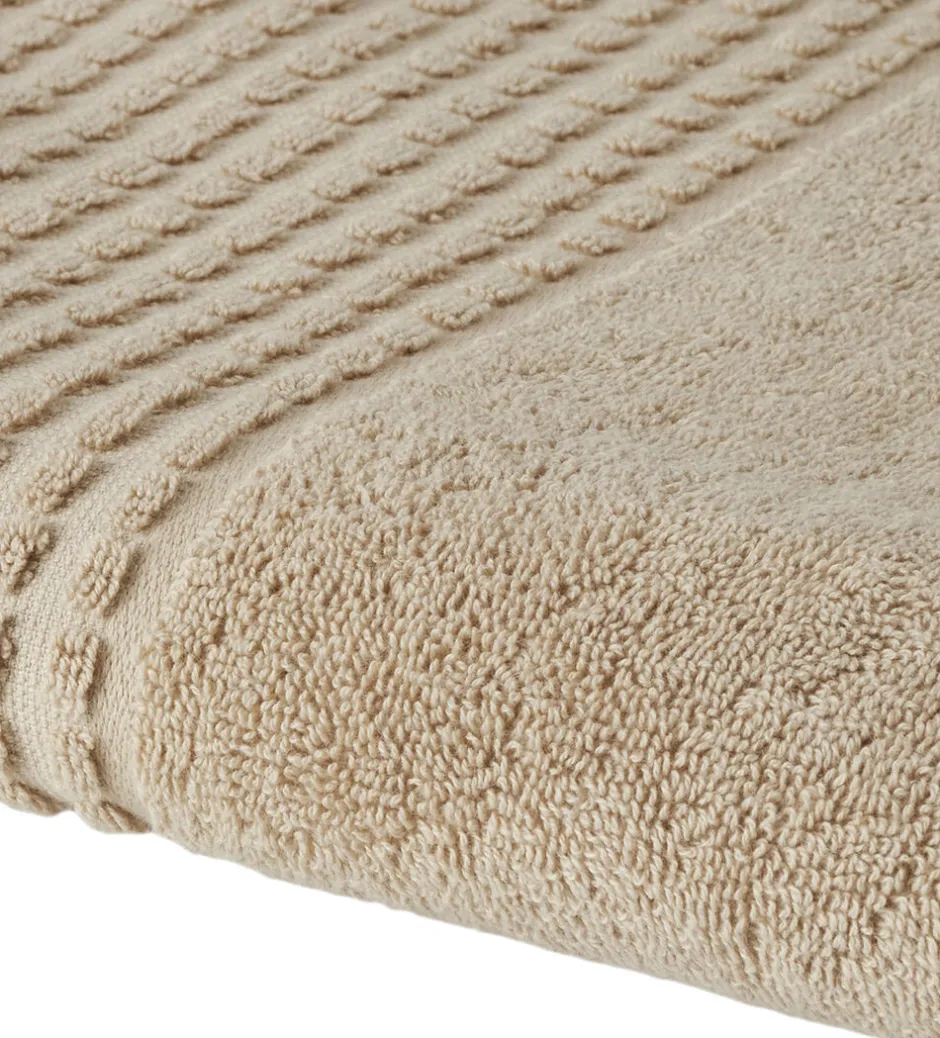 Håndklæder<Juna Check Håndklæde 70x140 cm sand