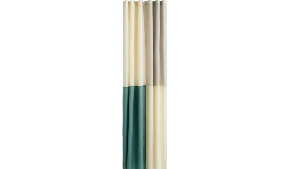 Badeforhæng<Hay Check Shower Curtain-Green