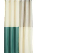 Badeforhæng<Hay Check Shower Curtain-Green