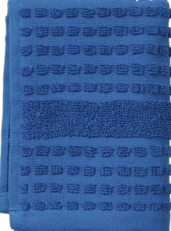 Håndklæder<Juna Check Vaskeklud 30x30 cm blå