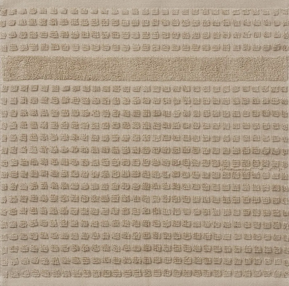 Håndklæder<Juna Check Vaskeklud 30x30 cm sand