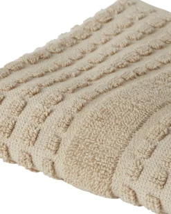 Håndklæder<Juna Check Vaskeklud 30x30 cm sand