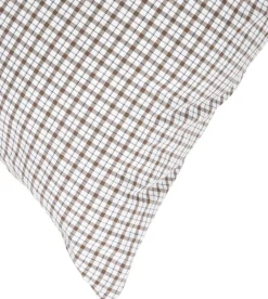 Sengetøj & Lagner<Magasin du Nord Collection Check washed percal Brown/white